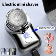 Portable Electric Razor Mini-Shave for Men USB Rechargeable Shaver Travel Men AU