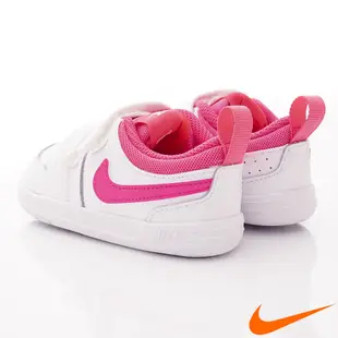 Nike頂級童鞋><兒童雙絆帶運動版鞋款-女生(13/14cm)白粉-AR4162-102原廠正品櫻桃家嚴選(零碼)