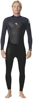 2024 Rip Curl Mens Omega 4/3mm Back Zip Wetsuit 15HMFS - Slate