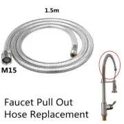 1.5M Hose Pull Out Style Flexible For Kitchen Mixer Taps Metal Basin 1500mm Sink