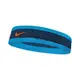 Nike 頭帶 Swoosh Headband 男女款 毛巾布 運動 吸濕排汗 網球 飛輪 藍 N000154444-6OS