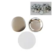 32mm Metal Pin Back Buttons Personalized DIY Badge/Button Making Parts