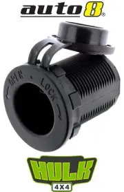 Hulk 4x4 HU6626 Engel Style Socket 12v 24v DC (20A@12V 10A@24V)
