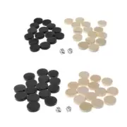 30pcs Wooden Draughts Backgammon Chess Pieces for Draughts & Checkers