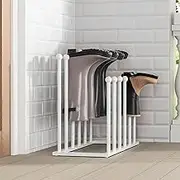 FwQoFvk 6 Pairs Boot Rack Metal Boot Storage Rack Free Standing Boot Rack Organizer Removable Tall Boot Storage Rack Multifunctional Boot Holder Shoe Organizer for Dorm Room Closet Entryway (White)