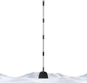 plsyyuw Metal Snow Shovel - Outdoor Metal Snow Shovel - Rustproof Weeding Shovel, Wear-Resistant Cleaning Shovel for Shoveling Snow