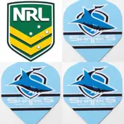 NRL Cronulla Sharks Dart Board Dart Flights