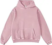 [Dnzzs] Acid Wash Hoodie for Womens Hoodies Pullover Oversized Women's Fashion Hoodies & Sweatshirts Vintage Hoodie Heavyweight
