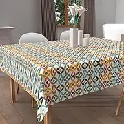 Soleil d'ocre Ouranos Square Stain-Resistant Printed Tablecloth 180 x 180 cm