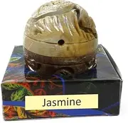 RSGM Jasmine- Solid Perfume in Large Hand Carved Stone Jar, 8gm