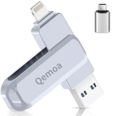 MFi Certified 512GB Flash Drive Photo Stick for iPhone, External Memory Photo...