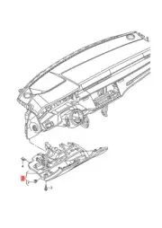 Genuine AUDI A8 S8 quattro Instrument Panel Trim Metropolis Grey 4N1857005AYK5