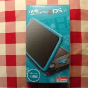 New Nintendo 2DS LL Black x Turquoise Console JAN-S-BAAA Japan Game Boxed Mint