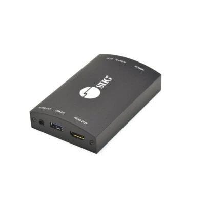 SIIG USB 3.0 to HDMI Video Live Stream & Capture Card Device with 4K Loopout