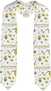 [VPPUR] Bee Flying Print Unisex Adult Graduation Stole Class Of 2024 Shawl Stole Class Celebrations Events