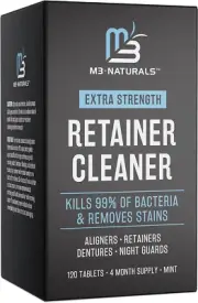 120ct Retainer Cleanser Tablets Invisalign Cleaner FSA HSA Approved Remove Odors
