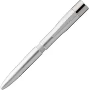 Shachihata NP-TF1/MO Multi-Functional Pen with Stamp, Name Pen, Turin, Silver