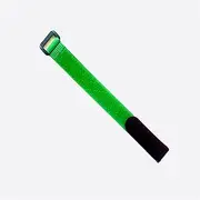 10pcs/lot 2cm * 40cm Nylon Reverse Buckle Magic Hook Loop Fastener Cable Ties Strap Sticky Line Finishing (Size : Green)