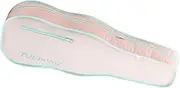 ａ aternee Violin Hard Case Carrying Case Folding Sturdy Stylish Lightweight Protective Violin Box for Outdoor Travel Beginner Gift, pink beige