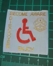 Become Aware Discover Enjoy Girl Guides Badge.