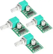 4 Pcs Mini Amplifier Board, Amp Board Channel, PAM8403 Mini DC 5V Digital Audio Amplifier Power Amp Module Board with Potentiomete
