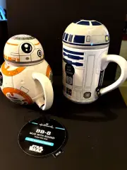 StarWar BB-8 / R2D2 Mugs with sound Hallmark /Disney Starwars LTD.