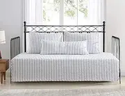 Stone Cottage - Daybed Set, Reversible Cotton Bedding with Matching Shams & Deco Pillow, Pre-Washed for Added Softness (Willow Way Grey, Daybed)