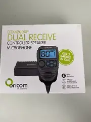 Oricom Dual Receive Controller Speaker Microphone UHF CB Radio - DTX4200XP