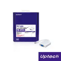 在飛比找momo購物網優惠-【Uptech】TC103 Type-C轉VGA轉換器