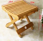Bamboo Folding Stool, Chair, Strong, Portable Fishing Rest, Vase Base