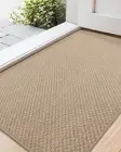 Front Door Mat Indoor Entrance Rubber Backed 24"X36" Thin Indoor Door Mats