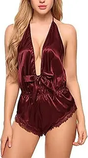 [Novent] Sexy Bodysuit Lingerie,Adjustable V Sexy Bodysuit | Lace Bodysuit for Women, Sexy Outfit for Lingerie, Wedding Night, Honeymoon, Valentine's Day