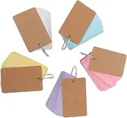 ifundom 5pcs Portable Memo Pad Handwritten Memory Cards English Words Memo Cards for Students
