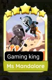 1 x Ms Mandalore Golden Blitz(Mono_poly Go Stickers ) Game Changer