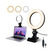 LED Ring Light For Laptop Computer Desk Lamp