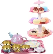 WEKAMOS 1 Set Set Play Tea Set for Teapot and Cups Cartoon Tea Party for Pretend Play and Imaginative Role Playing