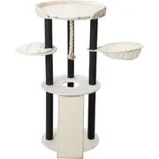 Paws & Claws 141cm Catsby Hampton Cat Tree Scratching Post Tower Pet Bed