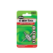 6 x Slime Versatile Tools - 4-Way Valve Tool Re-Taps Threads Inside and Outside