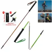N-Pole Folding Quick Lock Trekking Poles Hiking Pole Race Running Outdoor New
