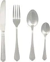 Salter BW12426EU7 Richmond 24-Piece Cutlery Set - 18/10 Stainless Steel Flatware Set, Service for 6, Silverware Set Includes Six Knives, Forks, Tablespoons and Teaspoons, 50 Year Guarantee, Silver