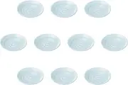 Set of 10, Nami no Mai Ripple 4.0 Plates, 4.7 x 1.0 inches (12 x 2.5 cm), Small Plates, Setomonohonpo