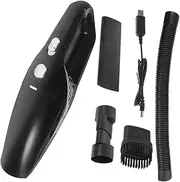 HONMEET Wireless Car Vacuum Cleaner Powerful Suction Handheld Wet Dry Cleaner for Auto Low Noise Design Portable Cordless for Easy Car Cleaning Black