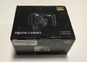 DC101 4K 48MP Resolution, 16x Zoom Auto Focus Flash Lamp Ultra HD Digital Camera