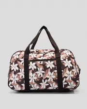 [Mooloola] Mooloola Isla Travel Bag in Chocolate Floral One Size Chocolate Floral