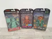 Five Nights At Freddy's FNAF Livewire Freddy Liberty Chica Captain Foxy 5" Funko