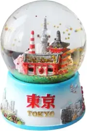 Japanese Souvenir Snow Globe Tokyo Snow Globe Tokyo