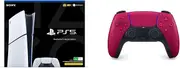 PS5 Digital Console (Slim) + Red DualSense