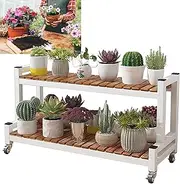 Plants Display Rack, Scratch-Resistant - 3/4 Tier Iron Display for Home Decor