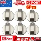6x Gas Stove Knobs Home Kitchen Cooker Oven Cooktop Metal Switch ContrSW