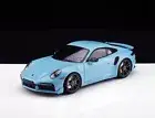 1:18 for MINICHAMPS for Porsche for 911 for TURBO S for COUPE 2021 for Gulf Blue
